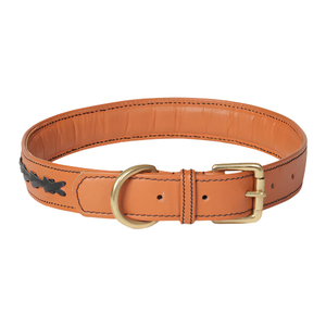 Flair Napa Leather Dog <b>Collar</b> Braided Design Soft Padded Adjustable Handmade Durable Heavy Duty Comfortable <b>Pet</b> <b>Collar</b> - Product Image 2