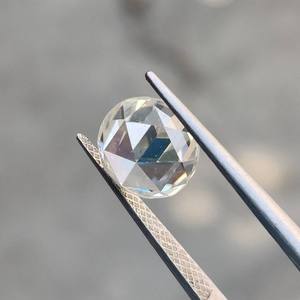 เพชรทรงกลมเจียระไนแบบโรสคัท 1.00 กะรัต เพชรเลี้ยงในห้องปฏิบัติการ สำหรับเป็นของขวัญวันพ่อ วันแม่ ใช้ทำแหวน จี้ ต่างหู และเครื่องประดับ - Product Image 1