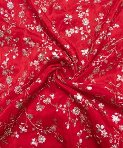 Elegant Cotton Embroidery <b>Fabric</b> for Custom Made Dresses Luxury Gowns Party Wear and Fashion Clothing with OEM Support Available - Product Image 2