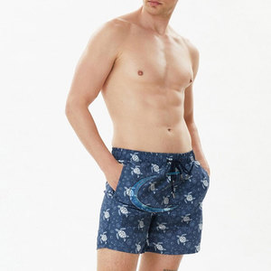 Shorts décontractés pour hommes, respirants et légers, à taille haute avec cordon de serrage, en polyester/coton, parmi les plus vendus - Product Image 5