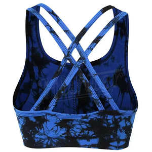 Vêtements de sport pour femmes sur mesure, soutien-gorge de sport de haute qualité, soutien-gorge de sport sublimé, soutien-gorge de sport pour femmes à séchage rapide, vente en gros - Product Image 3