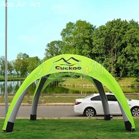 Tienda de campaña al aire libre para refugio de coches, toldo de cúpula sellado inflable para eventos y promociones, tienda de araña inflable