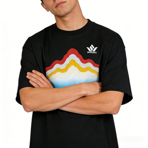Men's <b>White</b> Letter Logo Print T-Shirt Short Sleeve O-Neck Cotton Jersey Regular Fit Casual Everyday <b>Tee</b> - Product Image 3
