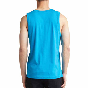 เสื้อกล้ามลำลองผู้ชายคุณภาพดีที่สุด เป็นมิตรกับสิ่งแวดล้อม ผ้าฝ้าย 100% แห้งเร็ว รับผลิตตามแบบ (OEM) พร้อมสกรีนโลโก้ สีสันหลากหลาย น้ำหนัก 180 กรัม ขายส่ง ราคาถูก ขายดี - Product Image 2