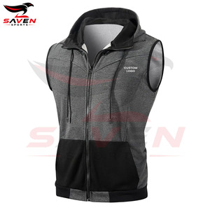 In Reasonable Price Comfortable Unique Design Gym <b>Bodybuilding</b> Best Material Blank Different Colors Workout Sleeveless <b>Hoodies</b> - Product Image 6