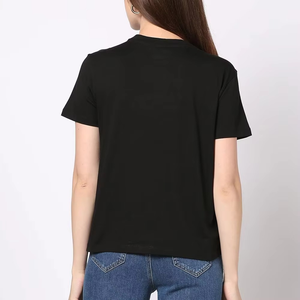 T-shirts décontractés surdimensionnés pour femmes, en tissu respirant 3D effet diamant, avec poches, personnalisables – Disponibles en gros, coupe épaules tombantes - Product Image 3
