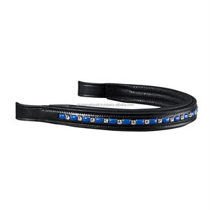 Banda anatómica de cuero negro, calidad de exportación, en inglés, en todos los tamaños personalizados y formas, lazos cosidos - Product Image 5