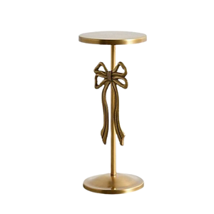 Gold Color Customized Modern Handmade Candlestick <b>Holder</b> Christmas Tabletop Decorative Antique Metal candle Stand - Product Image 1