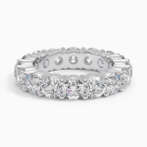 RATAN JEWELS Luxury Lab Grown Diamond <b>Ring</b> Lab created 14K White Gold Round Brilliant Cut Diamond Jewelry Engagement <b>Ring</b> - Product Image 1