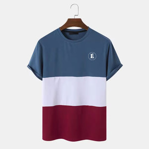 เสื้อยืดลำลองผู้ชายคุณภาพสูง ผ้าฝ้าย 100% ระบายอากาศได้ดี น้ำหนักเบา สีสันปรับแต่งได้ - Product Image 1