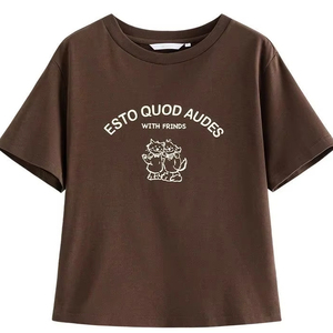 เสื้อยืดคอกลมผ้าโพลีเอสเตอร์/คอตตอน 240 กรัม ทรงปกติ แขนปกติ ผ้าด็อบบี้ ระบายอากาศ แห้งเร็ว ใส่ได้ทั้งชายหญิง ฤดูร้อน - Product Image 1