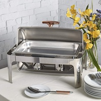 3iking plats à gaufres en acier inoxydable, chauffe-aliments chauds, boîtier en cuivre pur, bon après-vente
