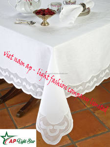 Mantel de mezcla de algodón y lino hecho a mano con motivos de bordado tradicional hechos a mano, tamaño personalizado, mejor oferta VNAP NP024 - Product Image 5