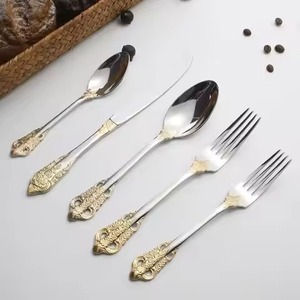 <b>Classic</b> Stainless Steel Flatware Set with High Mirror Polish for Wedding Dining Use - Product Image 6