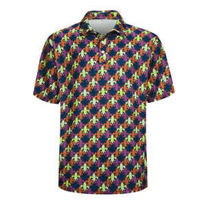 Polo de Golf de Manga Corta para Hombre, Polo con Patrón Tejido, Ropa Casual de Verano para el Campo, Polo para Hombre - Product Image 4