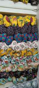 กระเป๋าเครื่องสำอางแบบควิลท์ทำมือลายพิมพ์บล็อกอินเดียผ้าฝ้ายขนาดใหญ่ ชุดกระเป๋าใส่ของอเนกประสงค์ เป็นมิตรกับสิ่งแวดล้อม กันน้ำ พร้อมซิป - Product Image 4