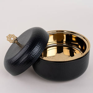 Olla para servir de madera y metal, económica y de moda, para servir salsa y guisos en el hogar, hotel o restaurante, para uso diario. - Product Image 5