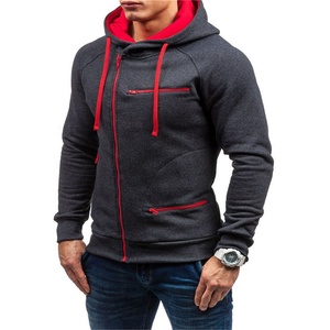 Sweat à capuche en molleton doux uni pour homme, design épaules tombantes, logo personnalisé, respirant, séchage rapide, coton/polyester, streetwear, hiver - Product Image 6