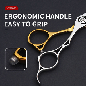 Ciseaux de coiffure J2 Japan Steel avec lame en titane japonais et manche en céramique pour la coupe et l'éclaircissement des cheveux, usage professionnel en salon - Product Image 5