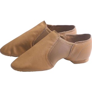 Zapatos de Jazz Profesionales Baifa Danzo con Suela Partida, Parte Superior de Cuero Genuino y Suela Elástica Color Bronceado, Zapatos de Baile Unisex para Mujer - Product Image 5