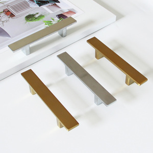 Cost-Effective Price Modern Minimalist Zinc Alloy Cabinet <b>Pull</b> Rectangular <b>Bar</b> Handle <b>for</b> Kitchen Bathroom Dining Room Furniture - Product Image 5
