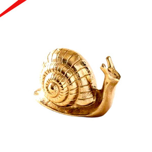 Sculpture élégante en or en forme d'escargot 2026 – Figurine décorative animale pour la maison, le bureau, la table ou l'étagère – Décoration artistique moderne - Product Image 1