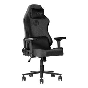 Techni Sport TSF65C sedia da gioco in tessuto nero con Memory Foam comoda ed elegante - Product Image 3