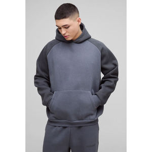 Sudaderas con capucha de alta calidad, personalizadas con logotipo, 400g, 100% algodón, forro polar grueso, talla grande, para hombre, transpirables. - Product Image 3