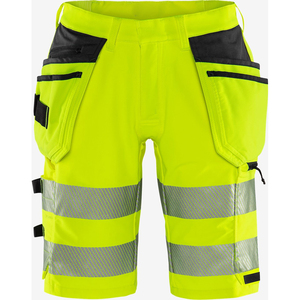 Shorts de sécurité haute visibilité pour hommes les plus vendus, shorts de travail cargo haute visibilité, shorts de sécurité de bonne qualité avec bande réfléchissante - Product Image 4