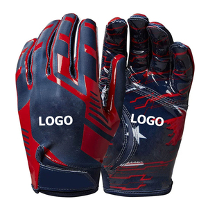 Guantes de fútbol americano para exteriores, guantes deportivos con diseño antideslizante, estilo popular, guantes de fútbol americano antideslizantes para deportes. - Product Image 6