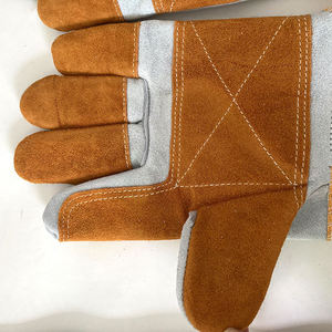 Gants de soudage en cuir GLOWING NEON INDUSTRY Gn250 doublés de Kevlar, avec pouce droit, résistants aux éclaboussures de métal fondu, type B, pour usage TIG - Product Image 3