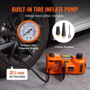 Martinetto Elettrico ad Aria Compressa da 3 Tonnellate con Pompa Gonfiabile, Luce LED e Design Portatile - Product Image 2