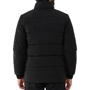 Chaqueta Acolchada Negra para Hombre, con Cierre Completo, Cuello Alto, Manga Larga, Abrigo Cálido de Invierno, Ligero, Informal, para Exteriores, Proveedor OEM - Product Image 6
