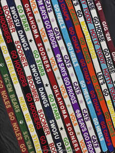 Sangle en coton brodée à la main pour sac de sport, ajustable, style vintage universitaire, pour sac à main ou bandoulière - Product Image 5