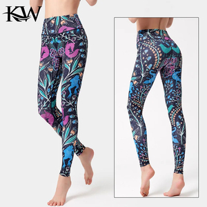 European and American Women's Seamless Hip Lifting Breathable Yoga <b>Pants</b> Tight Fitting High Waisted Sports Ankle Blinding <b>pants</b> - Product Image 6