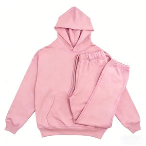 Survêtements d'hiver décontractés à capuche en molleton bouclette de haute qualité pour hommes, grandes tailles, unis, imprimés sur mesure, écologiques et respirants, vente en gros - Product Image 5