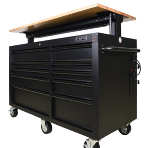 Matte Black Powder Coated Steel 10 Drawer Heavy Duty Modern <b>Tool</b> <b>Cabinet</b> OEM for Garage Workshop Storage Use - Product Image 6
