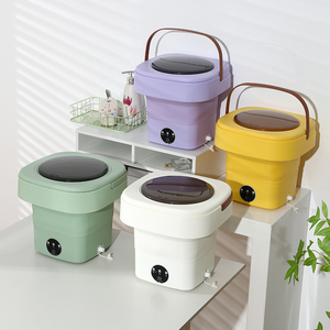 Lavadora Portátil <span class=keywords><strong>Mini</strong></span> Plegable para <span class=keywords><strong>Ropa</strong></span> Interior y Calcetines, Lavadora y <span class=keywords><strong>Centrifugadora</strong></span> Compacta para Dormitorios, Viajes y Uso Doméstico - Product Image 1