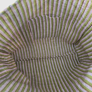 Sac fourre-tout en coton fleuri avec broderie, design ouvert, pour le shopping, style bohème d'été - Product Image 6