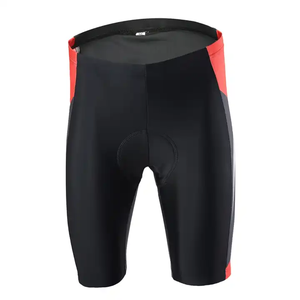 Ensemble de maillot de cyclisme noir, rouge et blanc, manches courtes, fermeture éclair intégrale, vêtements de vélo pour hommes, tenue de cyclisme d'été - Product Image 5