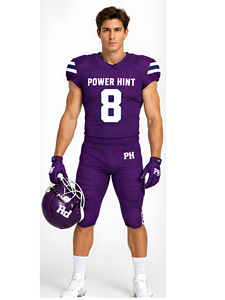 Uniforme de Fútbol Americano Personalizado para Equipos Adultos, Transpirable, con Impresión por Transferencia de Calor, Manga Corta, Logotipo Personalizado, Kit de Fútbol Americano - Product Image 1
