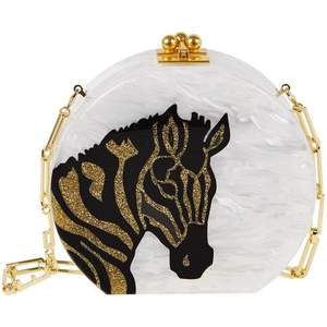 Pochette élégante en résine pour femmes, pour mariage, fête, décorations à la mode - Product Image 4