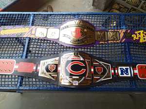 Cinturón de Campeonato Personalizado de Fútbol Americano de Chicago con Placas de Latón de 2mm o 4mm - Product Image 4
