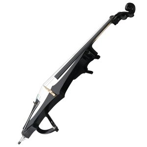 Violoncello Elettrico Professionale 4/4 con Custodia, Arco, Resina, Auricolari e Cavo di Collegamento (Fondo e Fasce in Acero, Corpo in Tiglio) - Product Image 3