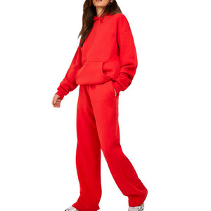 Chándal informal con capucha para mujer, talla grande, holgado, ecológico, transpirable, de alta calidad, al por mayor - Product Image 1