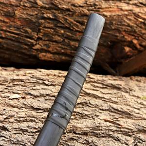 Hacha de Acero al Carbono Forjada a Mano Estilo Vikingo con Mango de Madera y Funda de Cuero, Grado Industrial, Personalizada OEM para Trabajos de Madera - Product Image 4