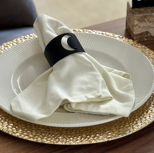 Anneau de serviette en métal en forme de cœur, décoration élégante pour la table, porte-serviettes en acier inoxydable, qualité supérieure - Product Image 3