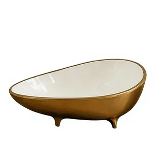 Plato de Acero Esmaltado Profundo, Tazón Multiusos Resistente, Vajilla Esmaltada Duradera para Servir Comida en la Cocina y el Comedor - Product Image 6