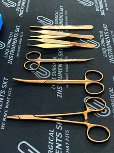 Conjunto de Instrumentos Básicos para Cirugía Plástica Menor |   Herramientas Quirúrgicas Recubiertas de Titanio |   Acero Inoxidable Alemán de Grado Profesional - Product Image 2