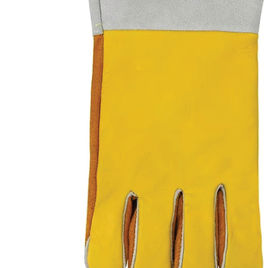 Guantes de Soldadura HOLY SIGNS INTERNATIONAL HSI-0010 de 16 Pulgadas, de Piel de Vaca, con Forro Polar, Resistentes al Calor, al Fuego y a las Salpicaduras de Metal Fundido - Product Image 4
